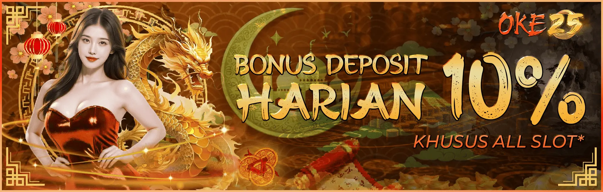 BONUS DEPOSIT HARIAN 10% OKE25