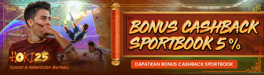 BONUS CASHBACK SPORTBOOK 5%