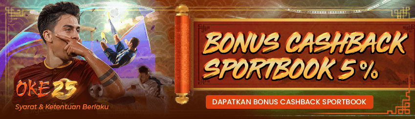 BONUS CASHBACK SPORTBOOK 5%