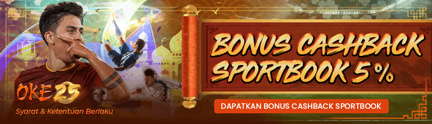 BONUS CASHBACK SPORTBOOK 5%