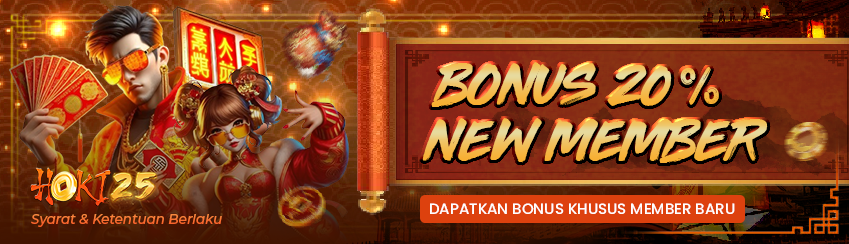 BONUS NEW MEMBER 20%