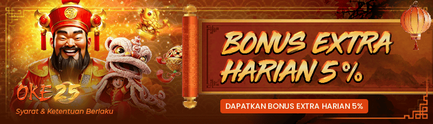 BONUS HARIAN EXTRA 5%