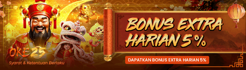 BONUS HARIAN EXTRA 5%