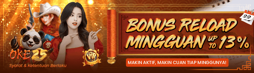 BONUS RELOAD MINGGUAN